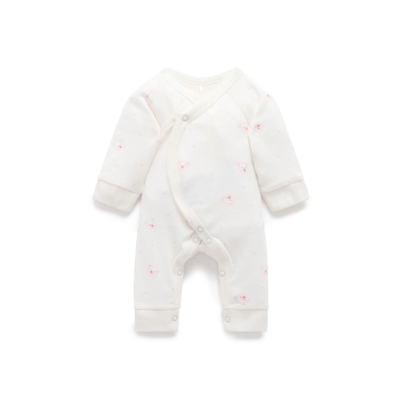 PureBaby - Preemie Baby Crossover Growsuit