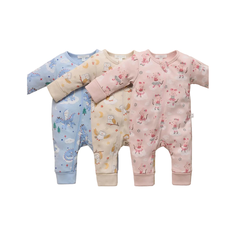 PureBaby - Thick Pyjama Growsuit