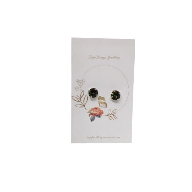 Crystal Earings - Stud - Minim & Me Collection