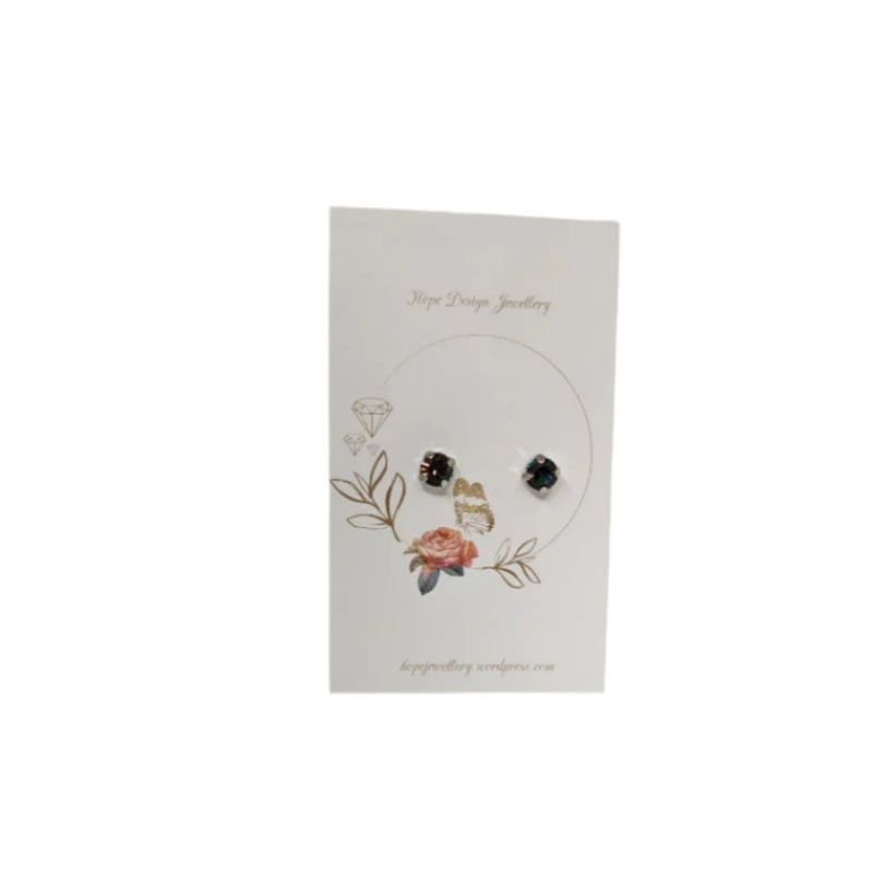 Crystal Earings - Stud - Minim & Me Collection