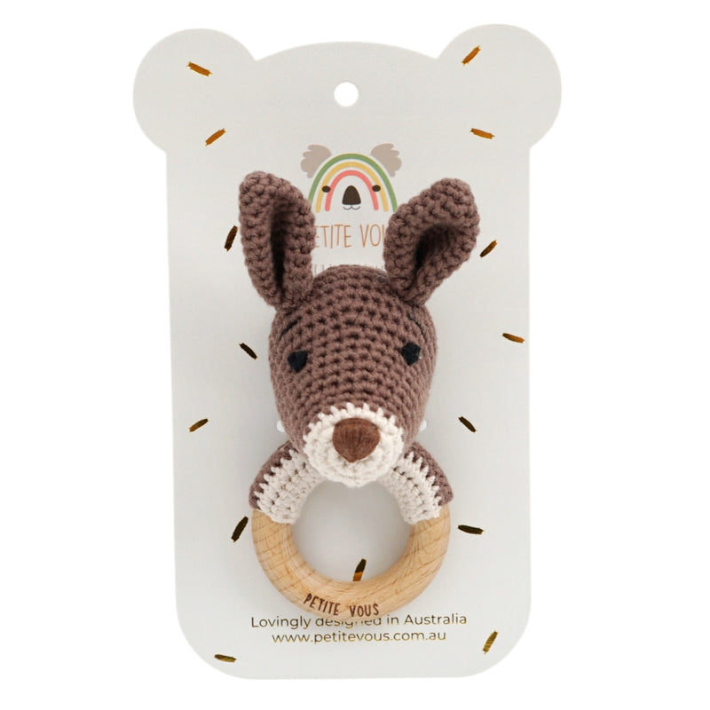 Petite Vous - 100% Cotton Crochet Ring Rattle