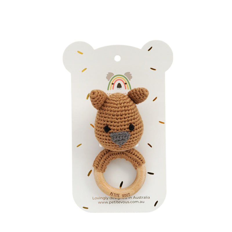 Petite Vous - 100% Cotton Crochet Ring Rattle