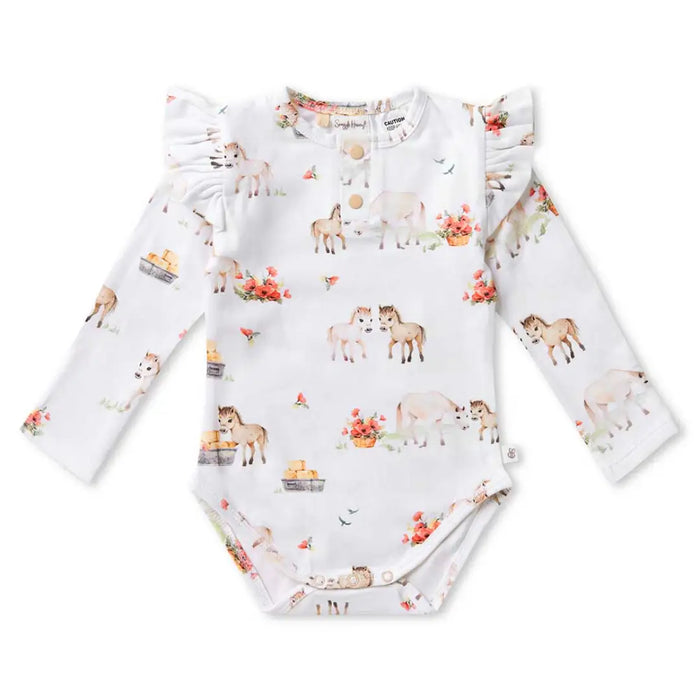 Snuggle Hunny Bodysuit Long Sleeve - Pony Pals