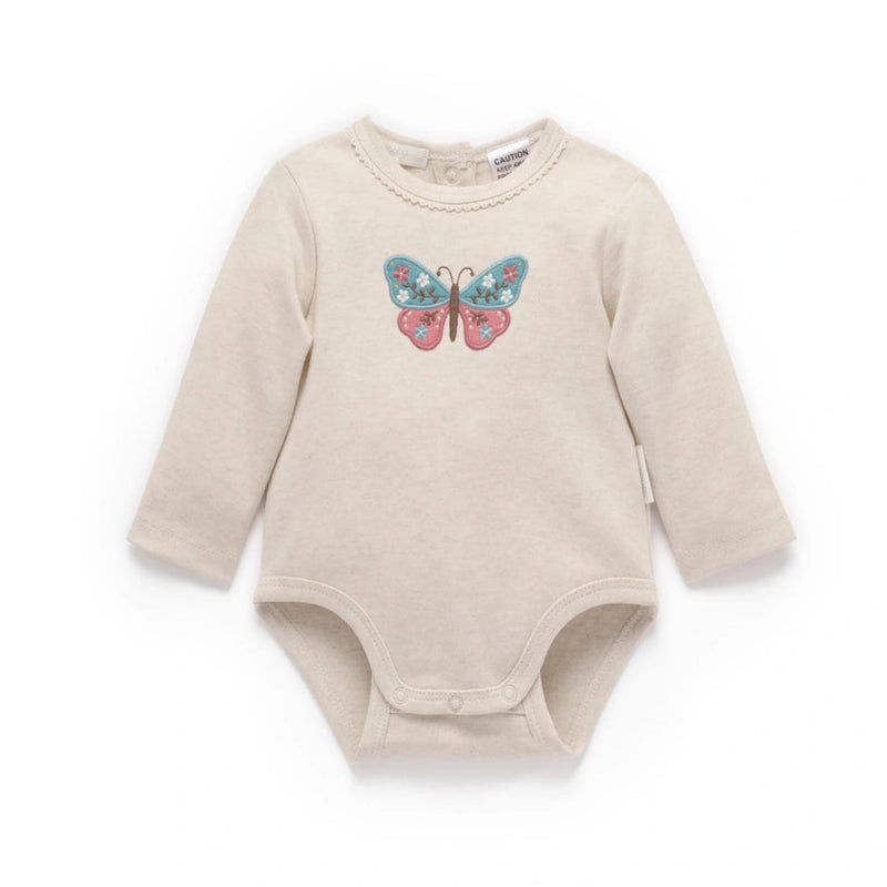 PureBaby - Long Sleeve Bodysuit