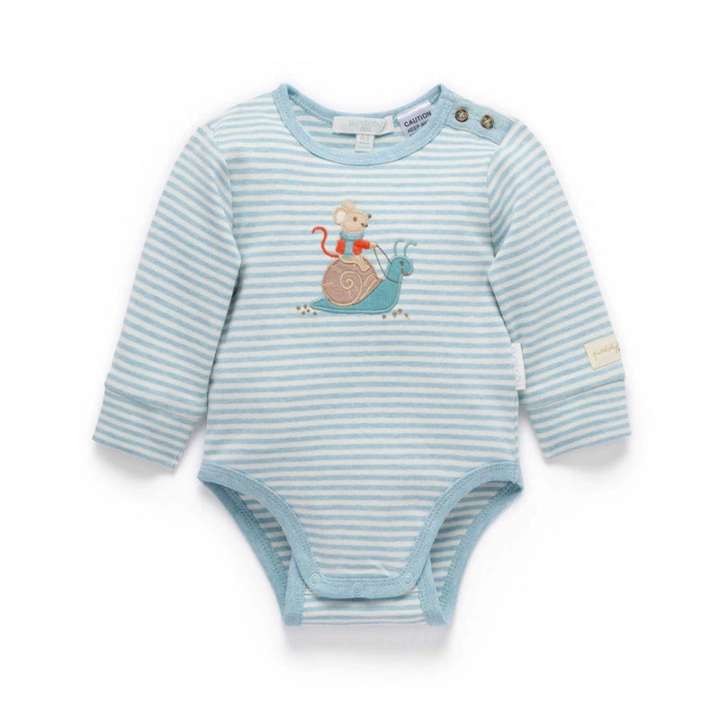 PureBaby - Long Sleeve Bodysuit