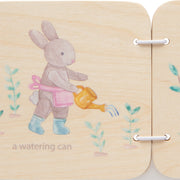 Purebaby wooden book little seeds detail