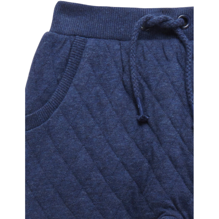 Purebaby Quilted Track Pants - Marine Mélange