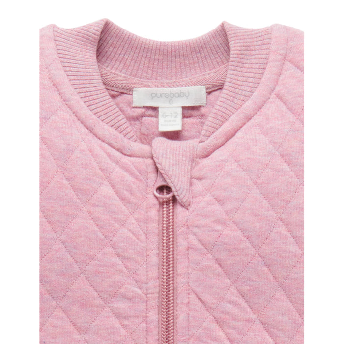 Purebaby Quilted Vest Hyacinth Mélange