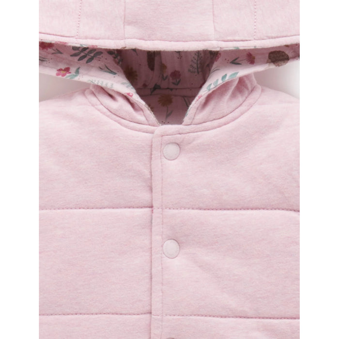 Purebaby Reversible Jacket - Marshmallow Hedgehog