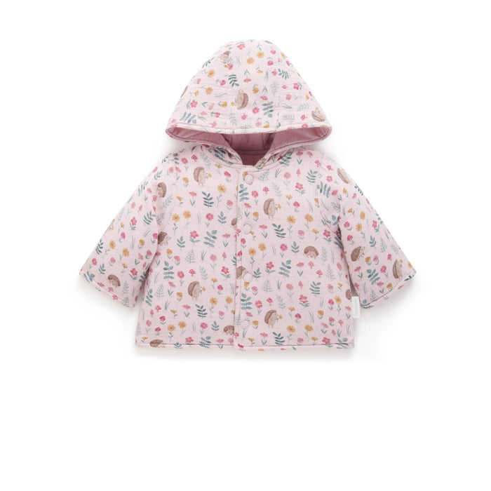 Purebaby Reversible Jacket - Marshmallow Hedgehog