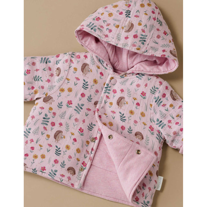 Purebaby Reversible Jacket - Marshmallow Hedgehog