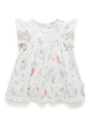 Purebaby Ruffle Dress Bodysuit