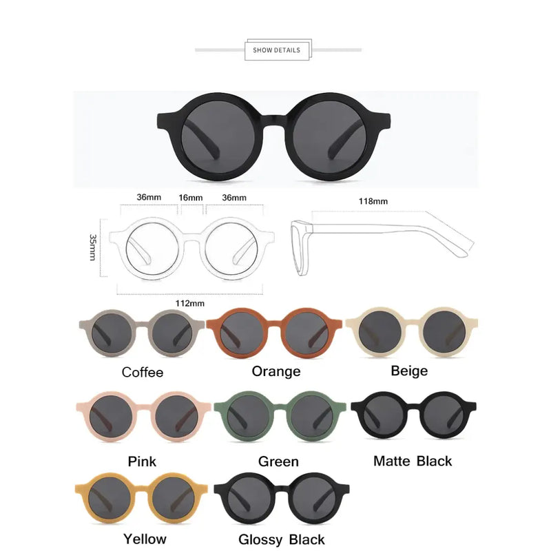 Baby Polarized Round Sunglasses (0-36 months)