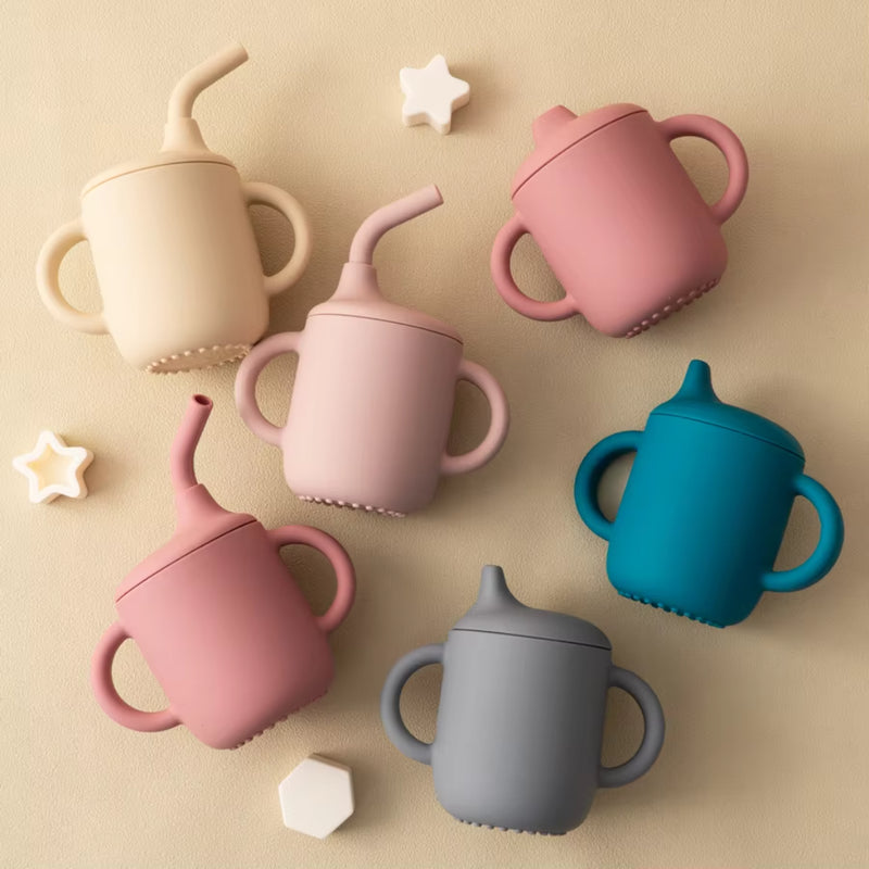 Bellelis - Baby Sippy & Straw Cup – BPA-Free (Dual Lids)