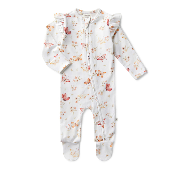 Snuggle Hunny - Organic Snuggle Sleepsuit - Frills