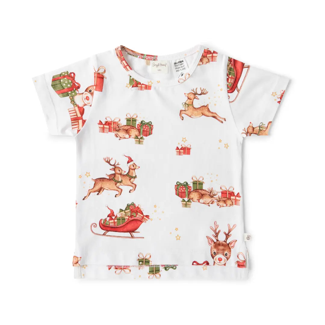 Snuggle Hunny Organic T-Shirt - Reindeer - Limited Edition