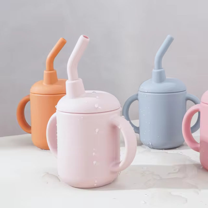 Bellelis - Baby Sippy & Straw Cup – BPA-Free (Dual Lids)