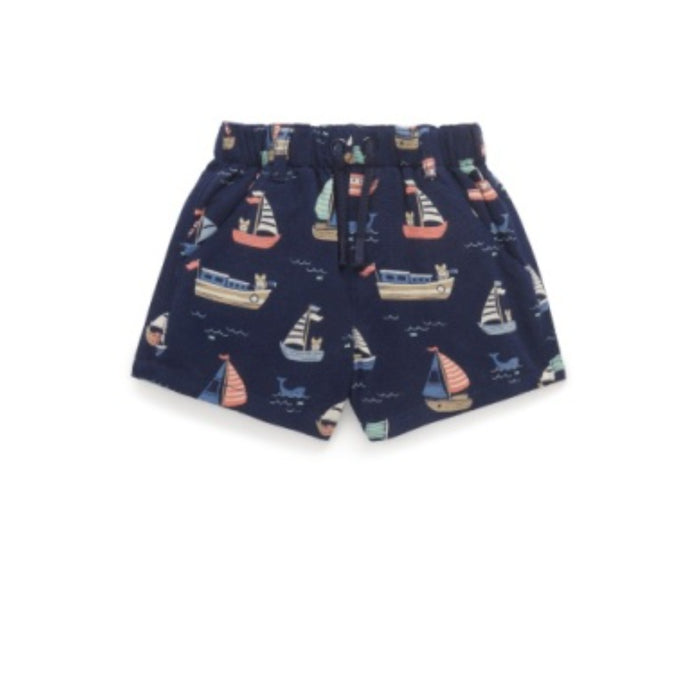 PureBaby - Pull On Yacht Shorts