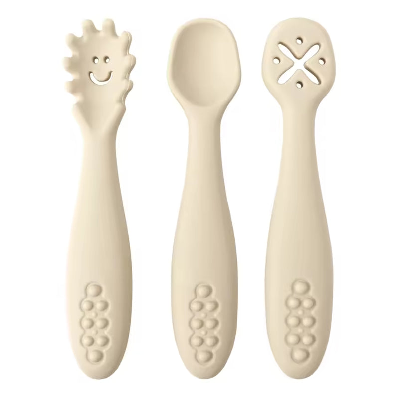Silicone Training Cutlery Set 3pcs