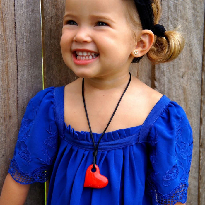 JellyStone Designs - Heart Chew Necklace