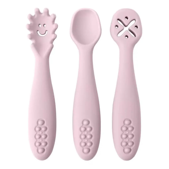 Silicone Training Cutlery Set 3pcs