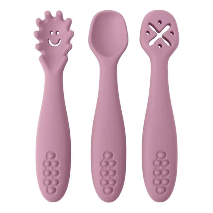 Silicone Training Cutlery Set 3pcs