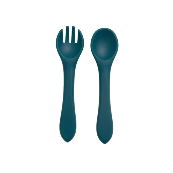 Silicone Fork and Spoon Set