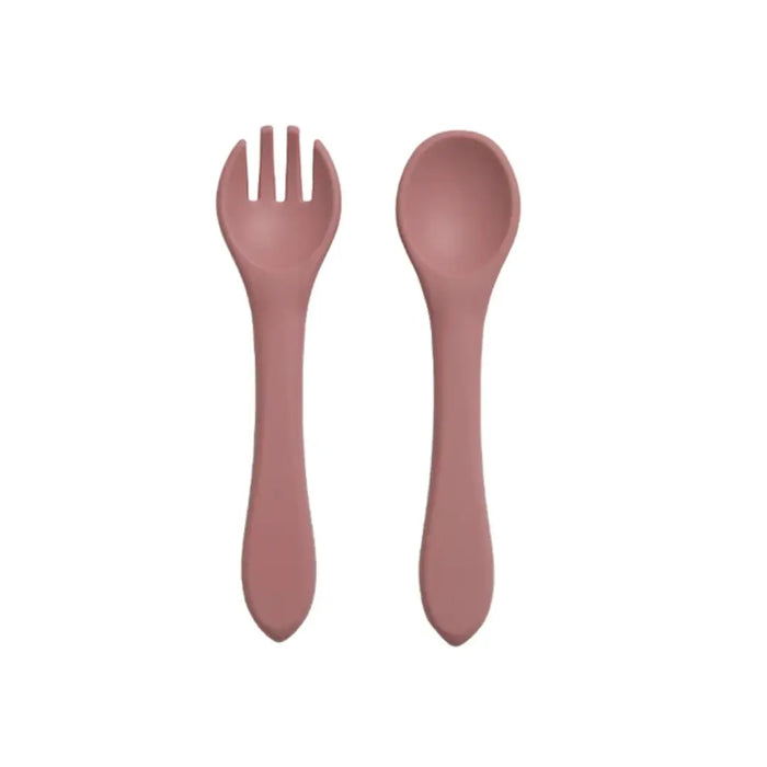 Silicone Fork and Spoon Set