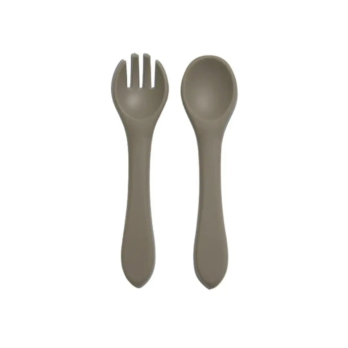 Silicone Fork and Spoon Set