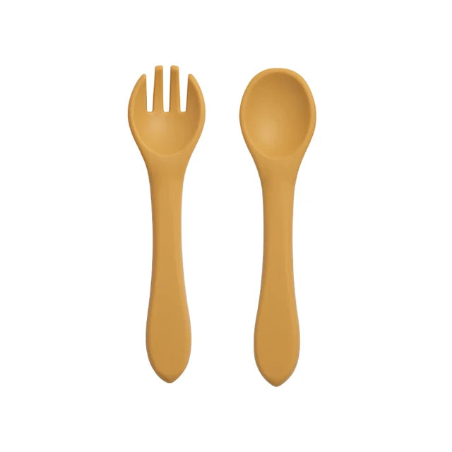 Silicone Fork and Spoon Set