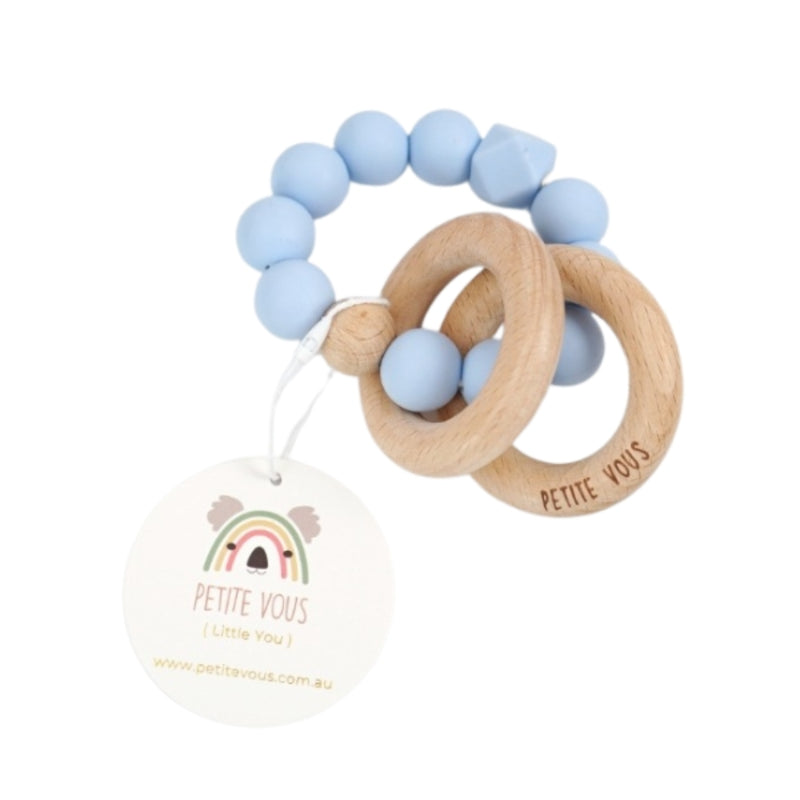 Petite Vous - Silicone + Beechwood Teething Rings