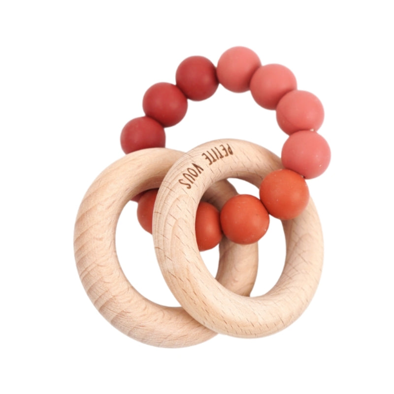 Petite Vous - Silicone + Beechwood Teething Rings