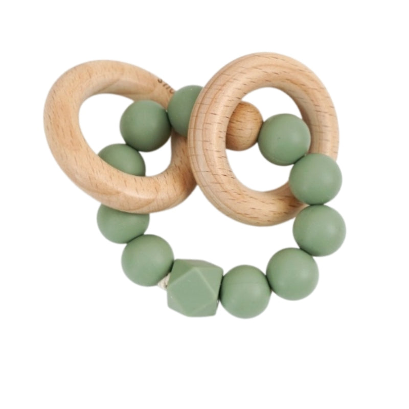 Petite Vous - Silicone + Beechwood Teething Rings