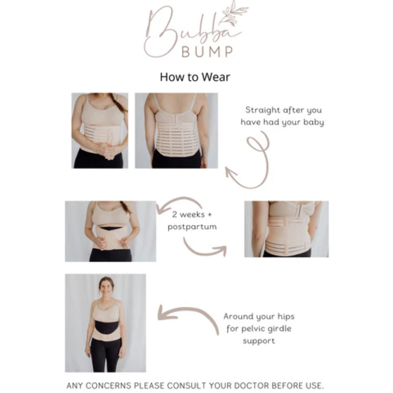 Bubba Bump - 3 in 1 Postpartum Support Belt