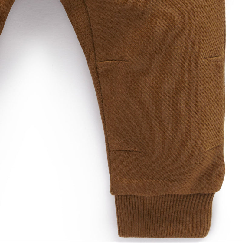 Purebaby Slouchy track pants detail
