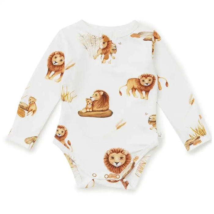 Snuggle Hunny Bodysuit Long Sleeve - Lion