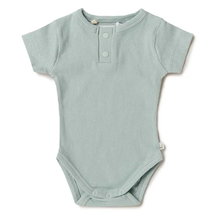 Snuggle Hunny Bodysuit Short Sleeve - Sage