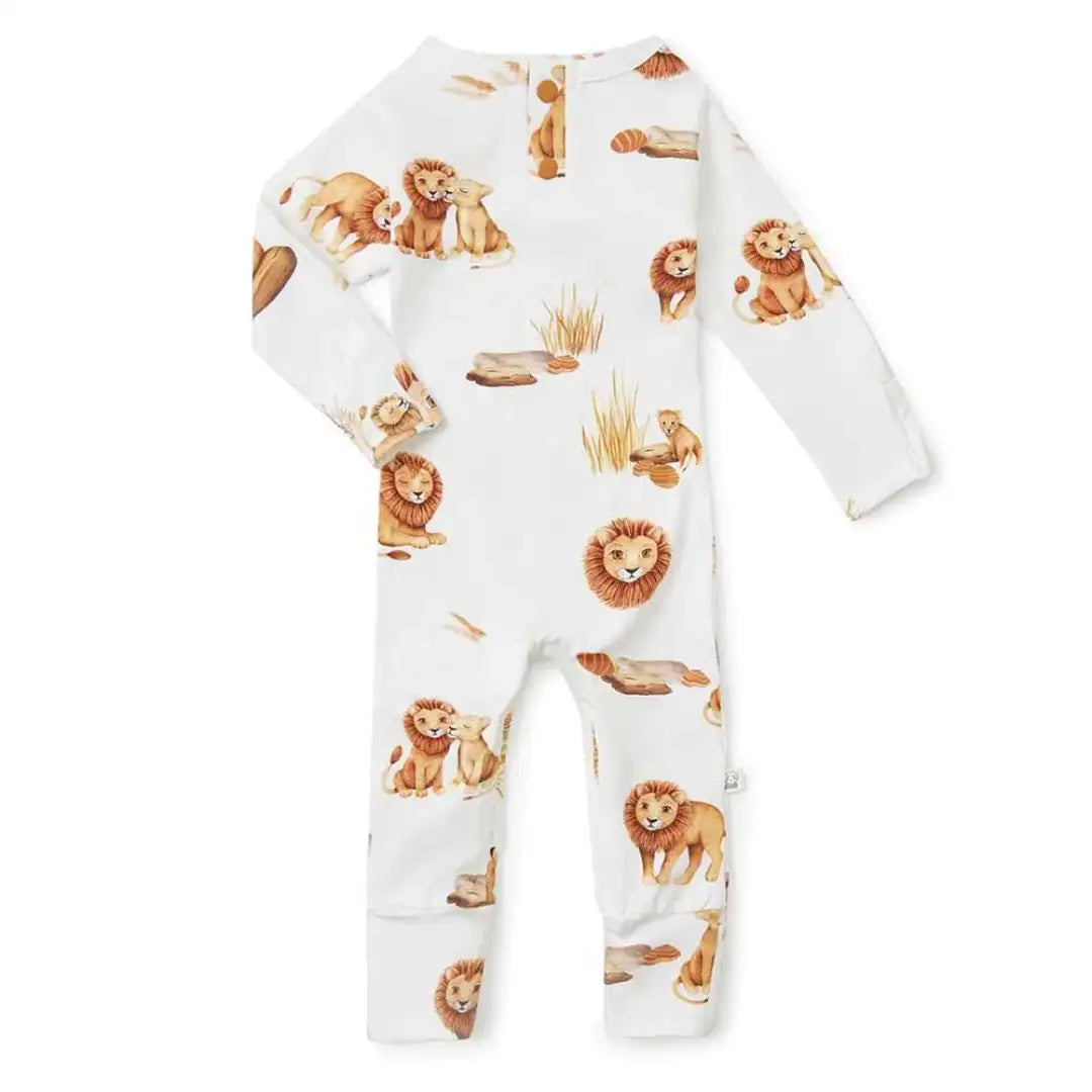 Snuggle Hunny Growsuit (baby onesie) - Lion