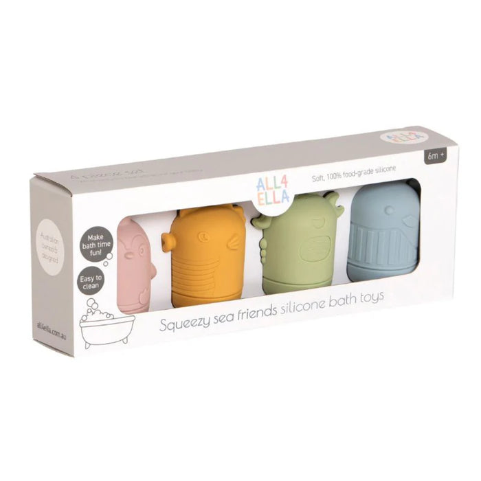 All4Ella - Squeezy Silicone Bath Toys