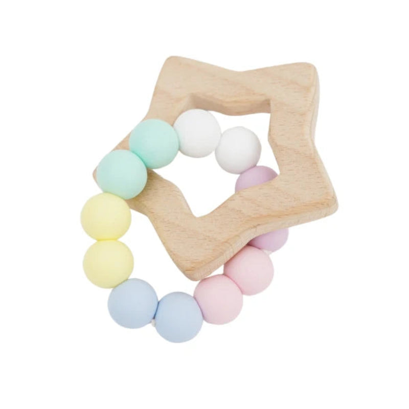 Petite Vous - Silicone + Beechwood Teether Ring