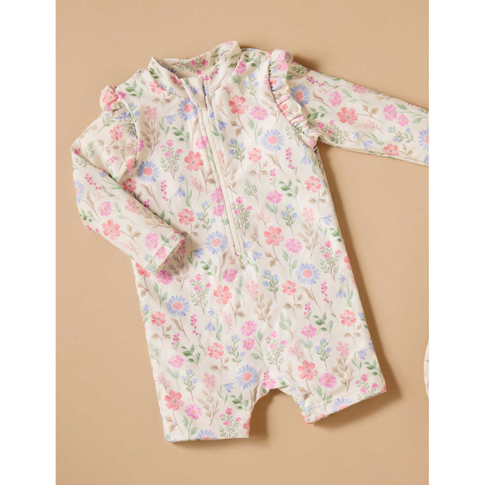 Pure Baby - Long Sleeve Rashie Sunsuit