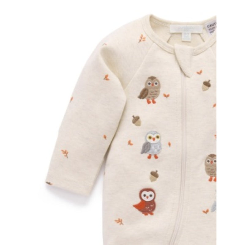 Pure Baby - Thick Zip Growsuit