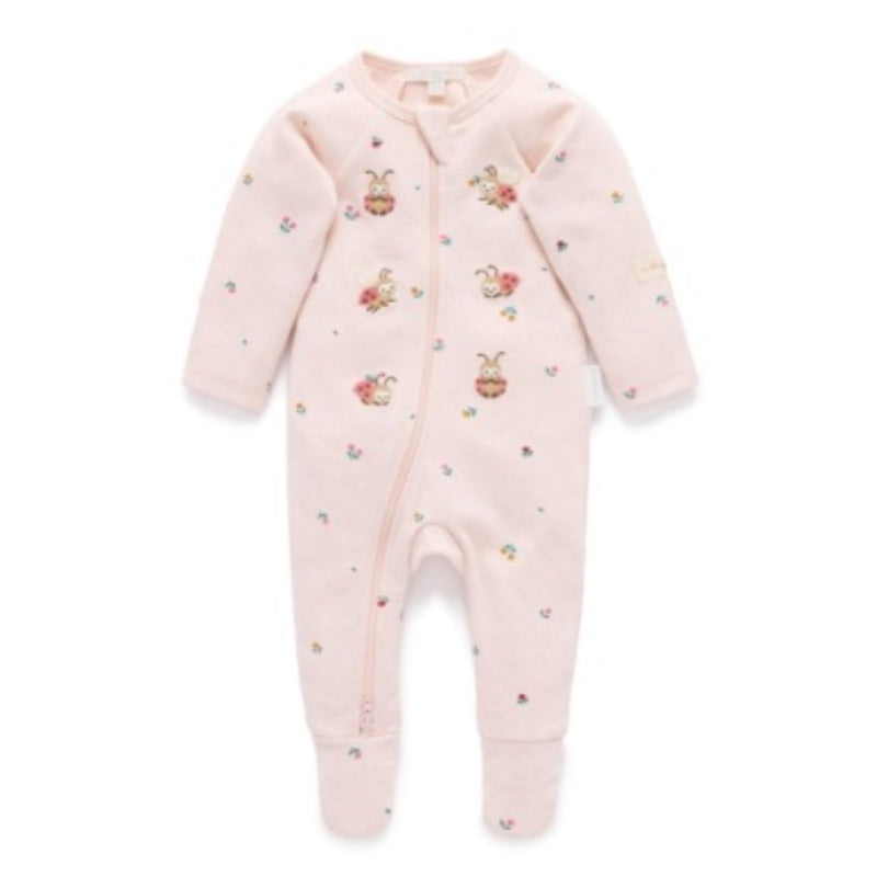 Pure Baby - Thick Zip Growsuit