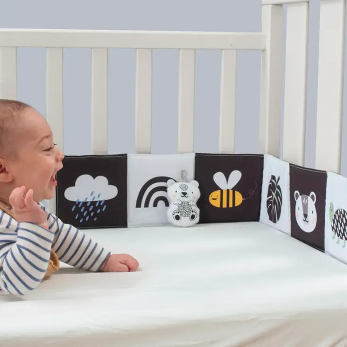 Taf Toys - Black and White Tummy Time Book