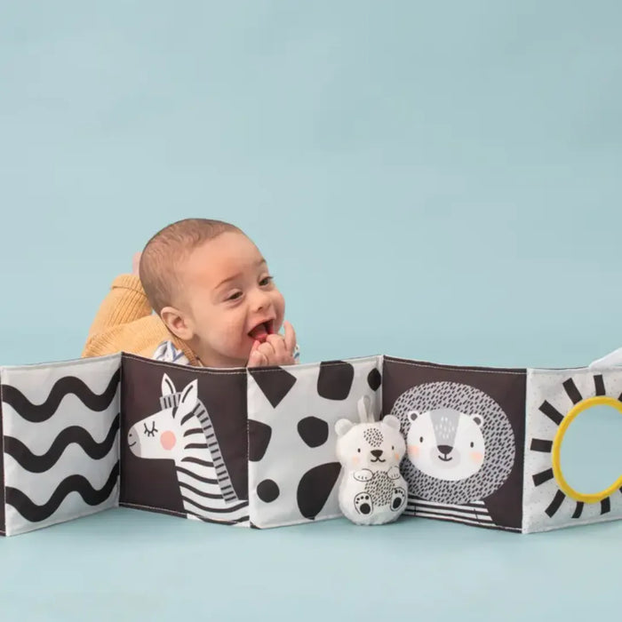 Taf Toys - Black and White Tummy Time Book