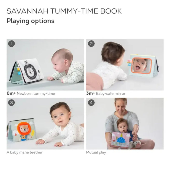 Taf Toys - Tummy Time Book Savannah