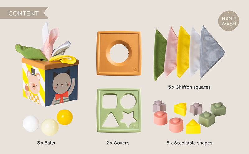 Taf Toys Play & Discover Cube 12M+