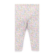 Purebaby thick leggings with pockets country floral