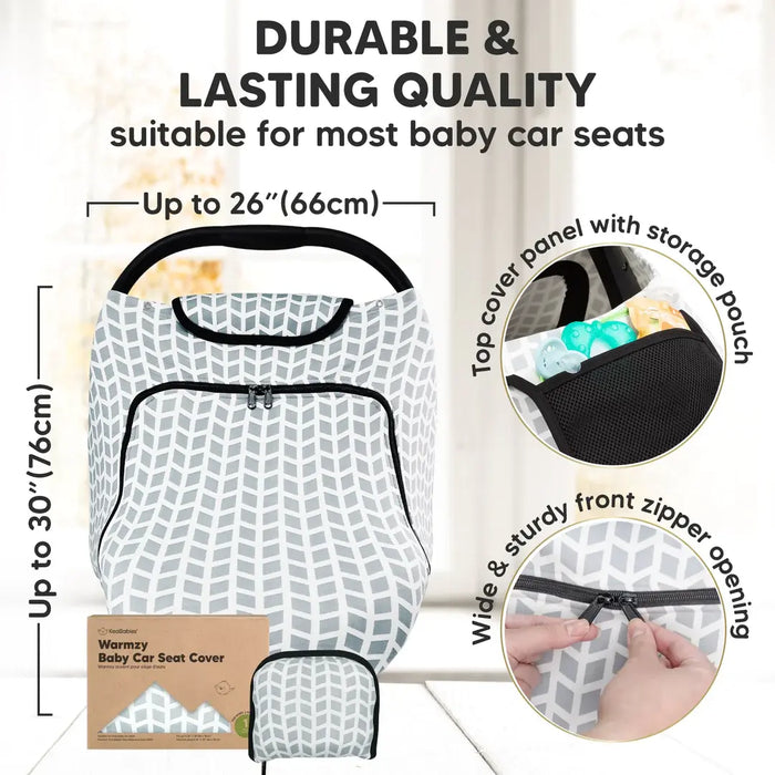 KeaBabies - Warmzy Baby Car seat/Capsule Cover