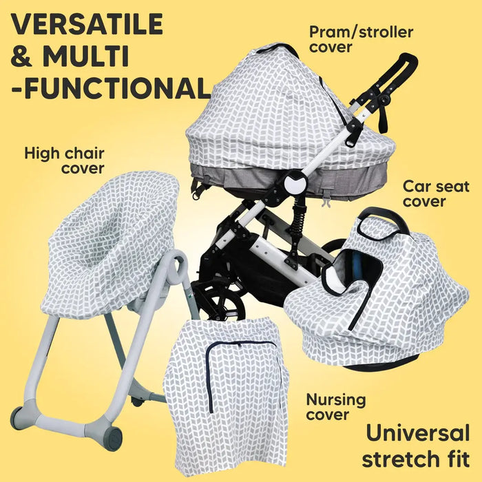 KeaBabies - Warmzy Baby Car seat/Capsule Cover